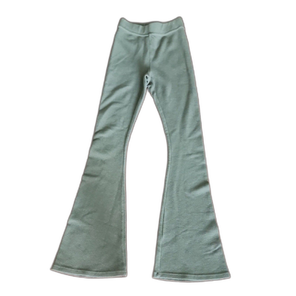 NWT OFFLINE By Aerie PartyFavor High Waisted Flare Legging, OliveGreen, XS